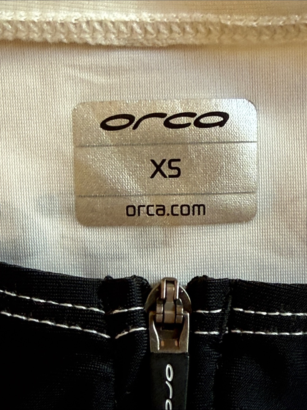 ORCA TRIATHLON ATHLETIC TRAINING RACE SUIT WOMENS SIZE XS SLEEVELESS BLACK WHITE - Picture 7 of 12
